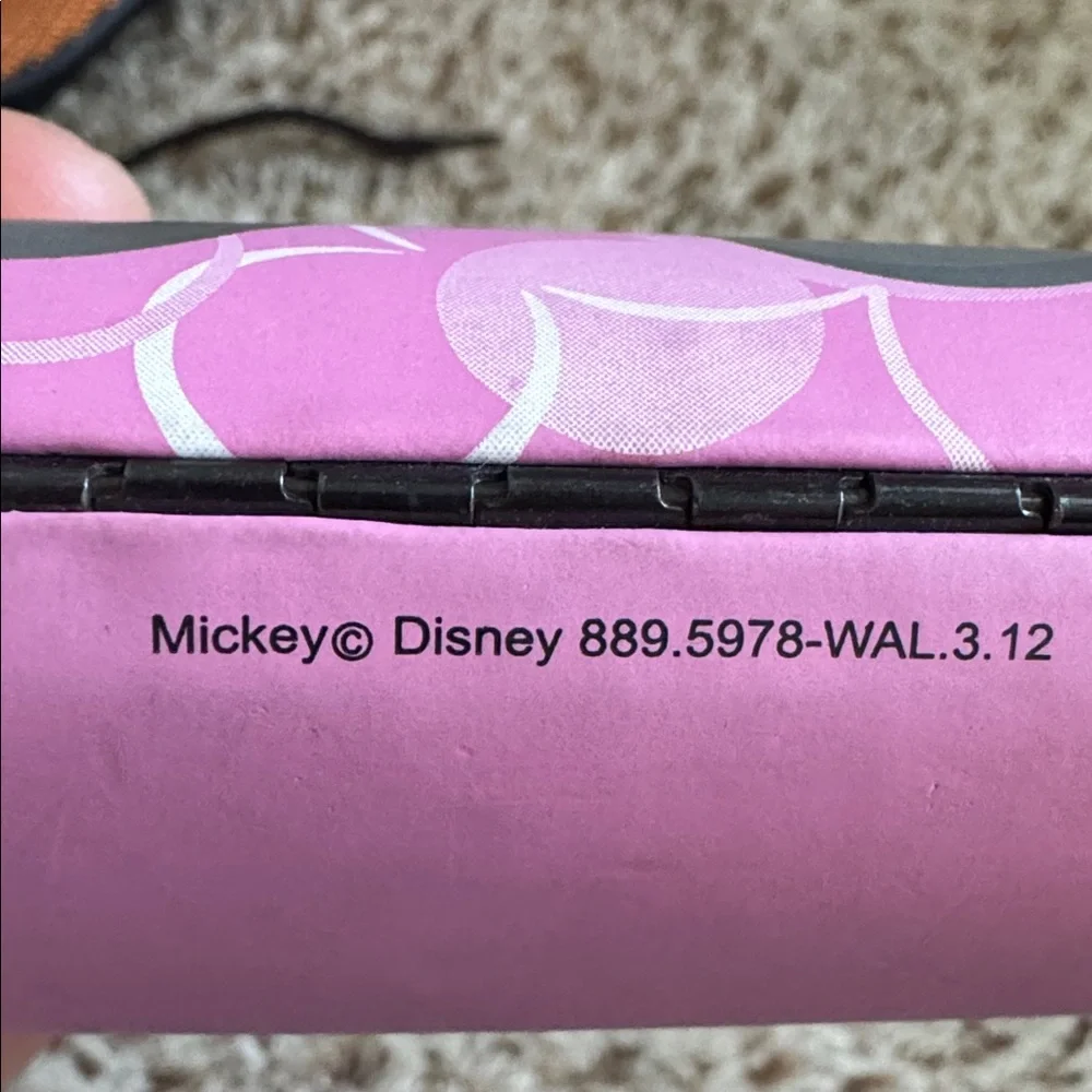 Disney Pink and Silver Mickey Mouse Glasses Case